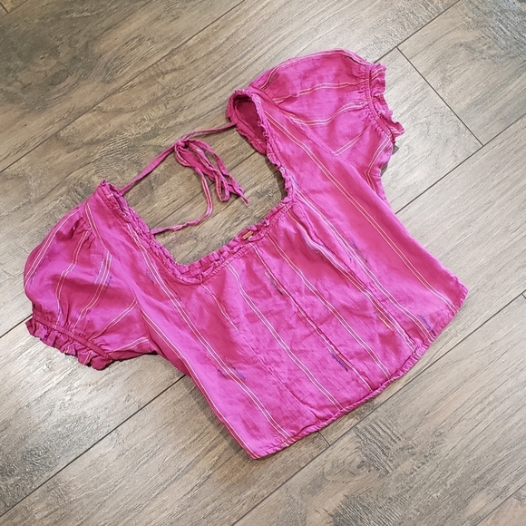 Free People Seratonin Corset Top Pink Size Small - Picture 2 of 11